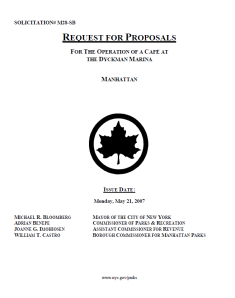 Cover of RFP